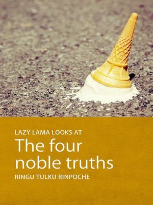 cover image of Lazy Lama looks at the Four Noble Truths